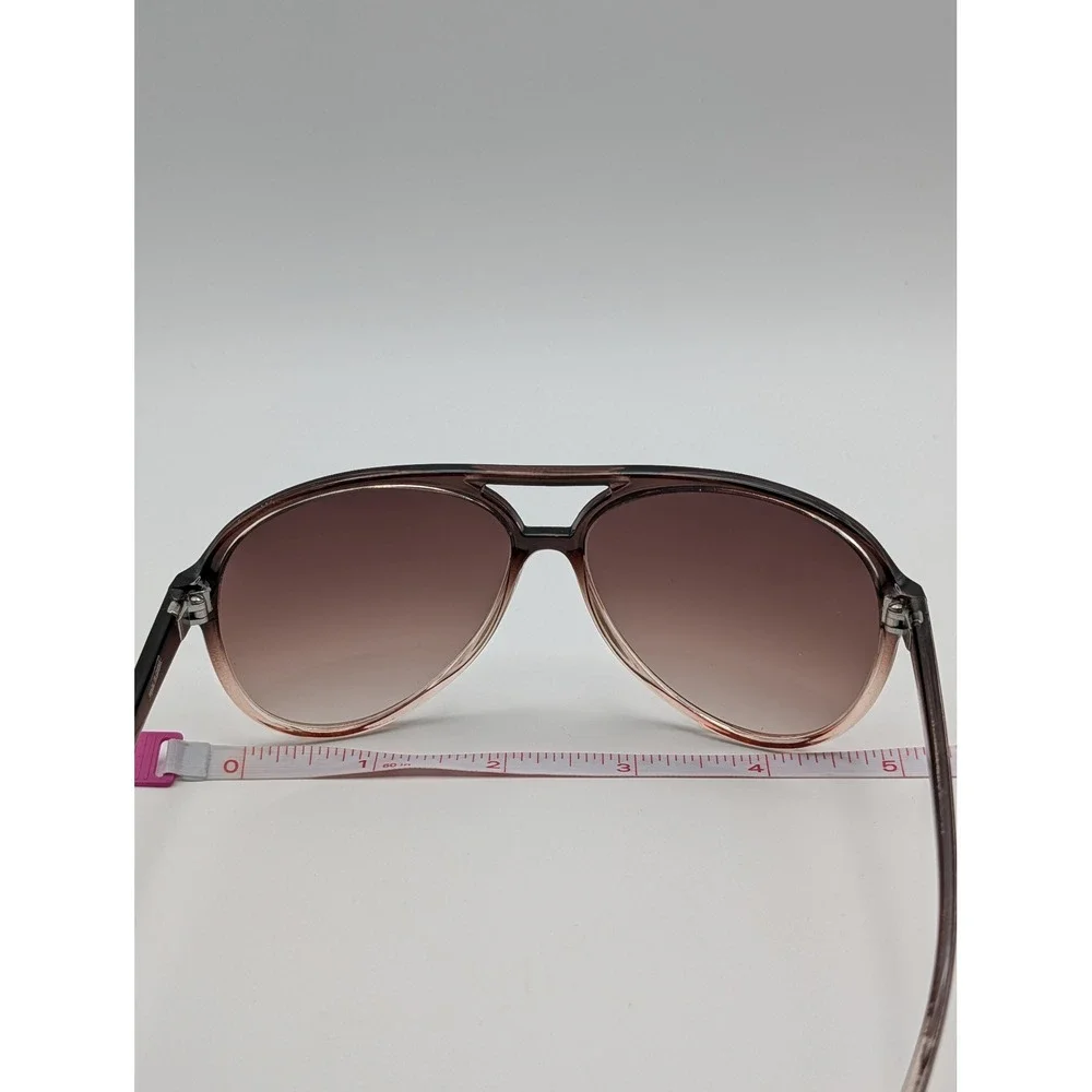 Rampage RS 1011 Womens Aviator Sunglasses Brown Gradient Lens Plastic Frame